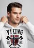 Hoodie Herren Viking Norway Norwegen Flagge Wikinger nordisch Kapuzen-Pullover Männer Fashion Streetstyle Neverless®preview