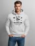 Hoodie Herren vintage Motiv Schriftzug Navy Denim Nautical New York Kapuzen-Pullover MännerNeverless®preview