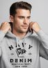 Hoodie Herren vintage Motiv Schriftzug Navy Denim Nautical New York Kapuzen-Pullover MännerNeverless®preview