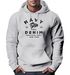 Hoodie Herren vintage Motiv Schriftzug Navy Denim Nautical New York Kapuzen-Pullover MännerNeverless®preview