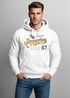 Hoodie Herren Vintage Retro Motiv Schriftzug Superior Legend Flügel Kapuzen-Pullover Männer Fashion Neverless®preview