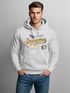 Hoodie Herren Vintage Retro Motiv Schriftzug Superior Legend Flügel Kapuzen-Pullover Männer Fashion Neverless®preview