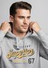 Hoodie Herren Vintage Retro Motiv Schriftzug Superior Legend Flügel Kapuzen-Pullover Männer Fashion Neverless®preview