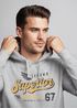 Hoodie Herren Vintage Retro Motiv Schriftzug Superior Legend Flügel Kapuzen-Pullover Männer Fashion Neverless®preview