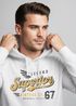 Hoodie Herren Vintage Retro Motiv Schriftzug Superior Legend Flügel Kapuzen-Pullover Männer Fashion Neverless®preview