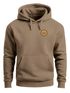 Hoodie Herren Wald Bäume Logo Badge Naturliebhaber Outdoor Fashion Streetstyle Neverless®preview