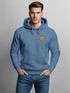Hoodie Herren Wald Bäume Logo Badge Naturliebhaber Outdoor Fashion Streetstyle Neverless®preview