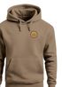 Hoodie Herren Wald Bäume Logo Badge Naturliebhaber Outdoor Fashion Streetstyle Neverless®preview