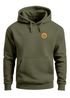 Hoodie Herren Wald Bäume Logo Badge Naturliebhaber Outdoor Fashion Streetstyle Neverless®preview