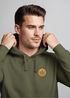 Hoodie Herren Wald Bäume Logo Badge Naturliebhaber Outdoor Fashion Streetstyle Neverless®preview