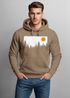 Hoodie Herren Wald Bäume Outdoor Adventure Abenteuer Natur-Liebhaber Fashion Streetstyle Neverless®preview