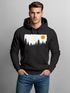 Hoodie Herren Wald Bäume Outdoor Adventure Abenteuer Natur-Liebhaber Fashion Streetstyle Neverless®preview