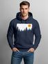 Hoodie Herren Wald Bäume Outdoor Adventure Abenteuer Natur-Liebhaber Fashion Streetstyle Neverless®preview
