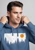 Hoodie Herren Wald Bäume Outdoor Adventure Abenteuer Natur-Liebhaber Fashion Streetstyle Neverless®preview