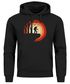 Hoodie Herren Wander-Motiv Trekking Aufdruck Kapuzenpullover Outdoor Fashion Streetstyle Neverless®preview