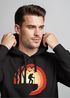 Hoodie Herren Wander-Motiv Trekking Aufdruck Kapuzenpullover Outdoor Fashion Streetstyle Neverless®preview
