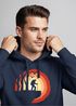 Hoodie Herren Wander-Motiv Trekking Aufdruck Kapuzenpullover Outdoor Fashion Streetstyle Neverless®preview
