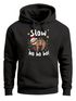Hoodie Herren Weihnachten Kapuzen-Pullover Faultier Spruch Slow Ho Ho Weihnachtspullover Männer Moonworks®preview