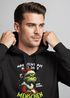Hoodie Herren Weihnachten Kapuzen-Pullover Spruch Weihnachtsmuffel Weihnachtspullover Männer Moonworks®preview