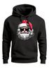 Hoodie Herren Weihnachten Motiv Santa Claus Cool Ugly XMAS Sweater Kapuzenpulli Geschenk Männer Moonworks®preview