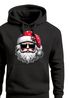 Hoodie Herren Weihnachten Motiv Santa Claus Cool Ugly XMAS Sweater Kapuzenpulli Geschenk Männer Moonworks®preview