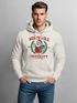 Hoodie Herren Weihnachten Print Aufdruck Motiv Kapuzen-Pullover Männer Fashion Streetstyle Neverless®preview