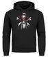 Hoodie Herren Weihnachten Print Aufdruck Santa Biker Motorrad Aufdruck Print Männer Fashion Streetstyle Neverless®preview