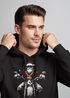 Hoodie Herren Weihnachten Print Aufdruck Santa Biker Motorrad Aufdruck Print Männer Fashion Streetstyle Neverless®preview