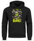 Hoodie Herren Weihnachten Ruhe Grinch Spruch Lustig Kapuzen-Pullover Männer Moonworks®preview