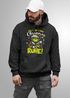 Hoodie Herren Weihnachten Ruhe Grinch Spruch Lustig Kapuzen-Pullover Männer Moonworks®preview