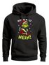 Hoodie Herren Weihnachten Spruch Bevor du fragst – NEIN Kapuzen-Pullover Weihnachtspullover Männer Moonworks®preview