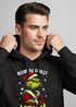 Hoodie Herren Weihnachten Spruch Bevor du fragst – NEIN Kapuzen-Pullover Weihnachtspullover Männer Moonworks®preview
