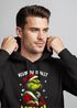 Hoodie Herren Weihnachten Spruch Bevor du fragst – NEIN Kapuzen-Pullover Weihnachtspullover Männer Moonworks®preview