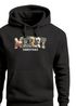 Hoodie Herren Weihnachtspulli Aufdruck Merry Christmas XMAS Kapuzen-Pullover Männer Fashion Streetstyle Neverless®preview