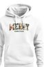 Hoodie Herren Weihnachtspulli Aufdruck Merry Christmas XMAS Kapuzen-Pullover Männer Fashion Streetstyle Neverless®preview