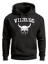 Hoodie Herren Wikinger-Helm Skull Totenkopf Print Aufdruck Kapuzen-Pullover Männer Fashion Streetstyle Neverless®preview