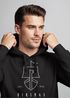 Hoodie Herren Wikinger Schiff Vikings Lineart Kapuzen-Pullover Männer Neverless®preview