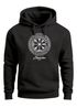 Hoodie Herren Wikinger Symbol Runen Wegweiser Kapuzen-Pullover Männer Neverless®preview