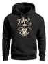 Hoodie Herren Wikinger Vikings Totenkopf Warriors Print Kapuzen-Pullover Männer Neverless®preview
