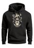 Hoodie Herren Wikinger Vikings Totenkopf Warriors Print Kapuzen-Pullover Männer Neverless®preview