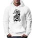 Hoodie Herren Wolf Fenrir Fabelwesen Wikinger nordische Mythologie Odin Kapuzen-Pullover Fashion Streetstyle Neverless®preview