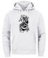 Hoodie Herren Wolf Fenrir Fabelwesen Wikinger nordische Mythologie Odin Kapuzen-Pullover Fashion Streetstyle Neverless®preview