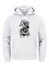 Hoodie Herren Wolf Fenrir Fabelwesen Wikinger nordische Mythologie Odin Kapuzen-Pullover Fashion Streetstyle Neverless®preview