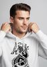 Hoodie Herren Wolf Fenrir Fabelwesen Wikinger nordische Mythologie Odin Kapuzen-Pullover Fashion Streetstyle Neverless®preview