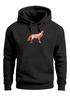 Hoodie Herren Wolf Polygon Tiere Print Aufdruck Geometrie Kapuzen-Pullover Männer Fashion Streetstyle Neverless®preview