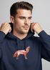 Hoodie Herren Wolf Polygon Tiere Print Aufdruck Geometrie Kapuzen-Pullover Männer Fashion Streetstyle Neverless®preview
