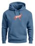 Hoodie Herren Wolf Polygon Tiere Print Aufdruck Geometrie Kapuzen-Pullover Männer Fashion Streetstyle Neverless®preview