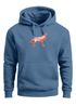 Hoodie Herren Wolf Polygon Tiere Print Aufdruck Geometrie Kapuzen-Pullover Männer Fashion Streetstyle Neverless®preview