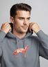 Hoodie Herren Wolf Polygon Tiere Print Aufdruck Geometrie Kapuzen-Pullover Männer Fashion Streetstyle Neverless®preview