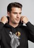 Hoodie Herren Wolf Print Wald Wildnis Outdoor Natur Tiermotiv Fashion Streetstyle Neverless®preview